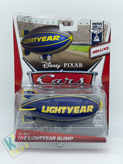 DELUXE DISNEY PIXAR CARS BY MATTEL, "AL OFT THE LIGHTYEAR BLIMP" PISTON CUP SERIES - BNIP