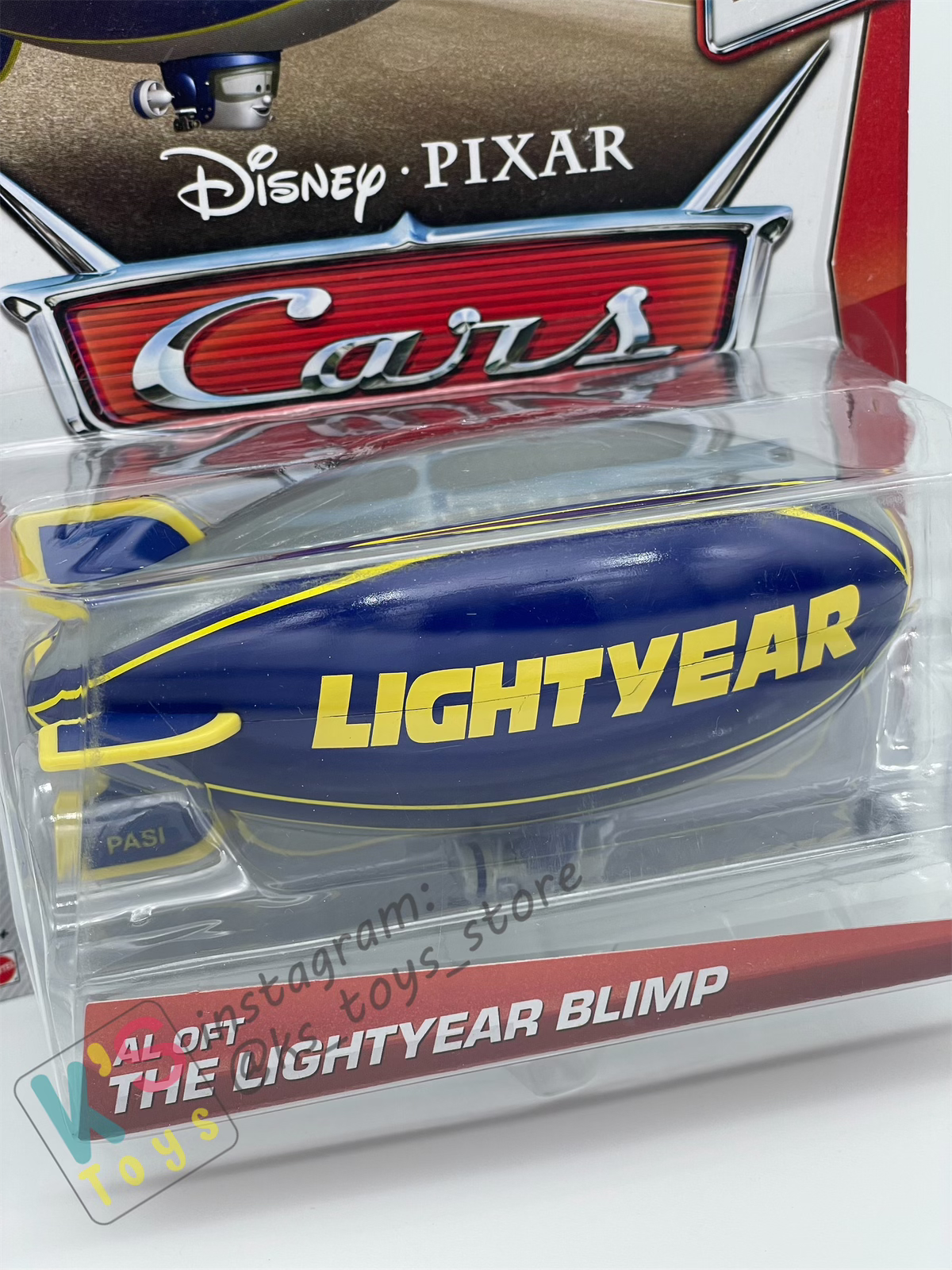 DELUXE DISNEY PIXAR CARS BY MATTEL, "AL OFT THE LIGHTYEAR BLIMP" PISTON CUP SERIES - BNIP