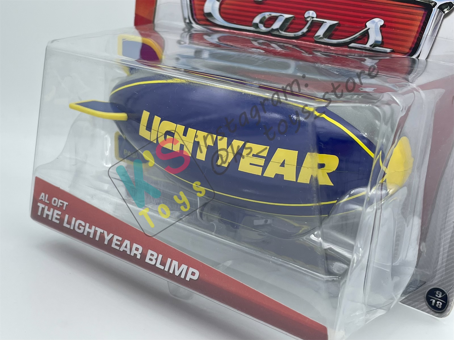 DELUXE DISNEY PIXAR CARS BY MATTEL, "AL OFT THE LIGHTYEAR BLIMP" PISTON CUP SERIES - BNIP