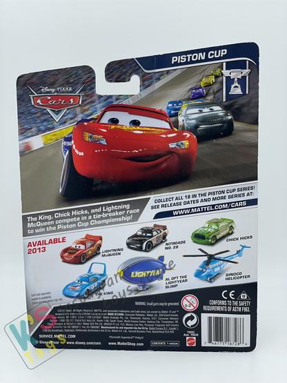 DELUXE DISNEY PIXAR CARS BY MATTEL, "AL OFT THE LIGHTYEAR BLIMP" PISTON CUP SERIES - BNIP