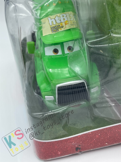 DELUXE DISNEY PIXAR CARS BY MATTEL, "CHICK HICKS SEMI TRUCK" RACE ORAMA (BLISTER CRACKED) - BNIP