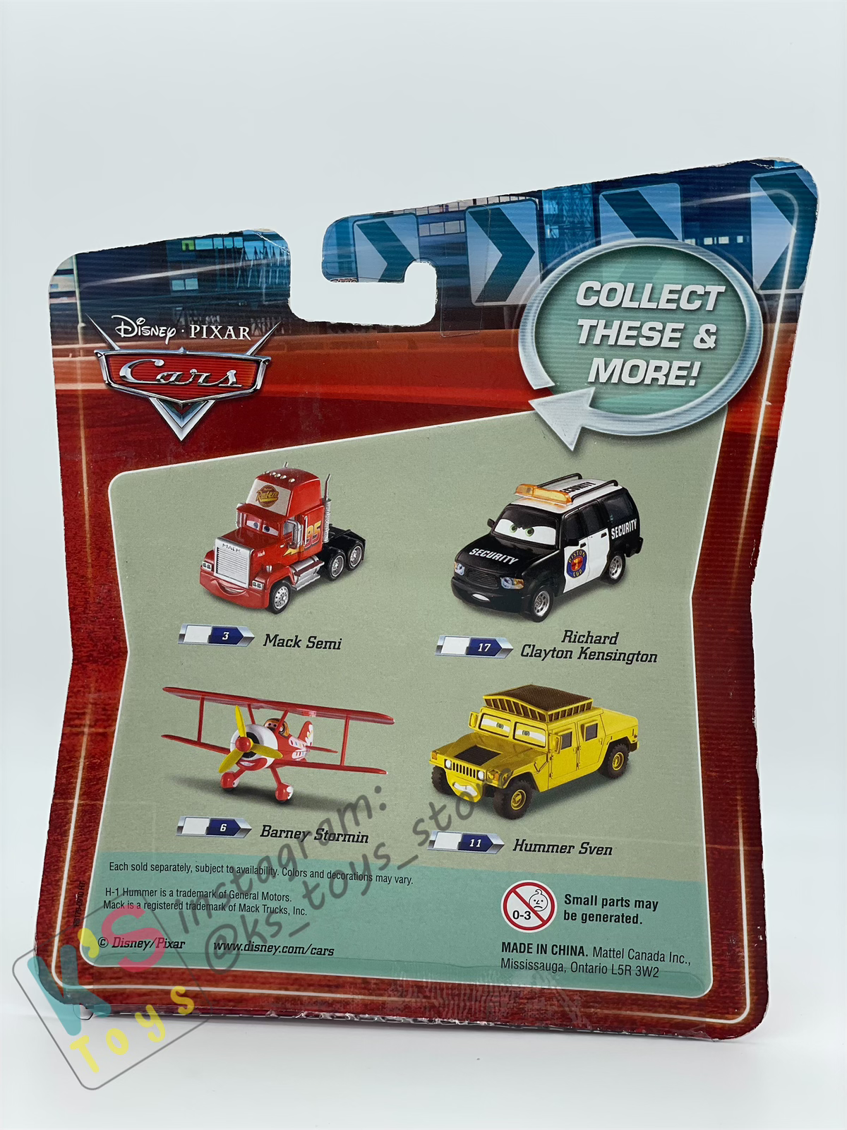 DELUXE DISNEY PIXAR CARS BY MATTEL, "RICHARD CLAYTON" - BNIP