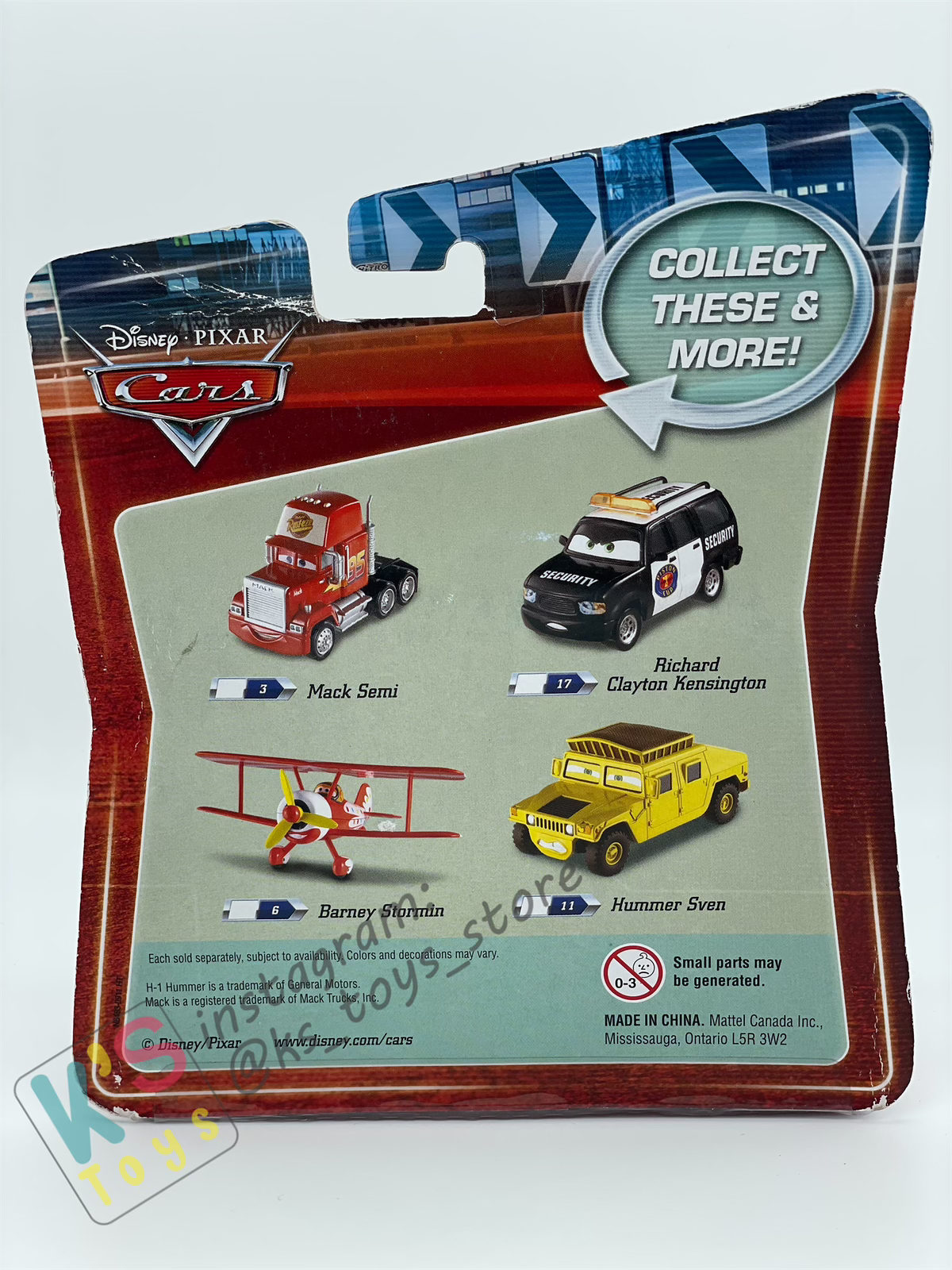 DELUXE PIXAR DISNEY BY MATTEL, HUMMER SVEN - BNIP