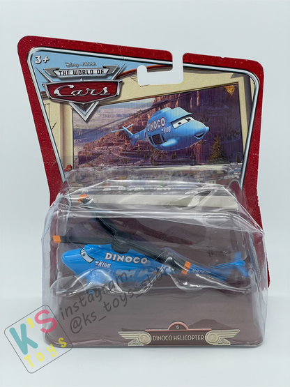 DELUXE PIXAR DISNEY BY MATTEL, DINOCO HELICOPTER - ( BLISTER DENT ) BNIP