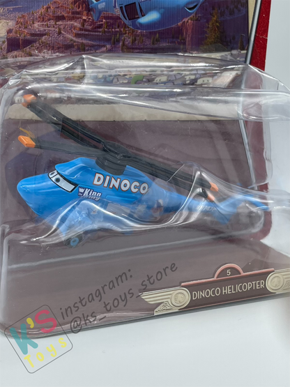 DELUXE PIXAR DISNEY BY MATTEL, DINOCO HELICOPTER - ( BLISTER DENT ) BNIP