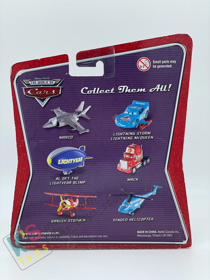 DELUXE PIXAR DISNEY BY MATTEL, DINOCO HELICOPTER - ( BLISTER DENT ) BNIP