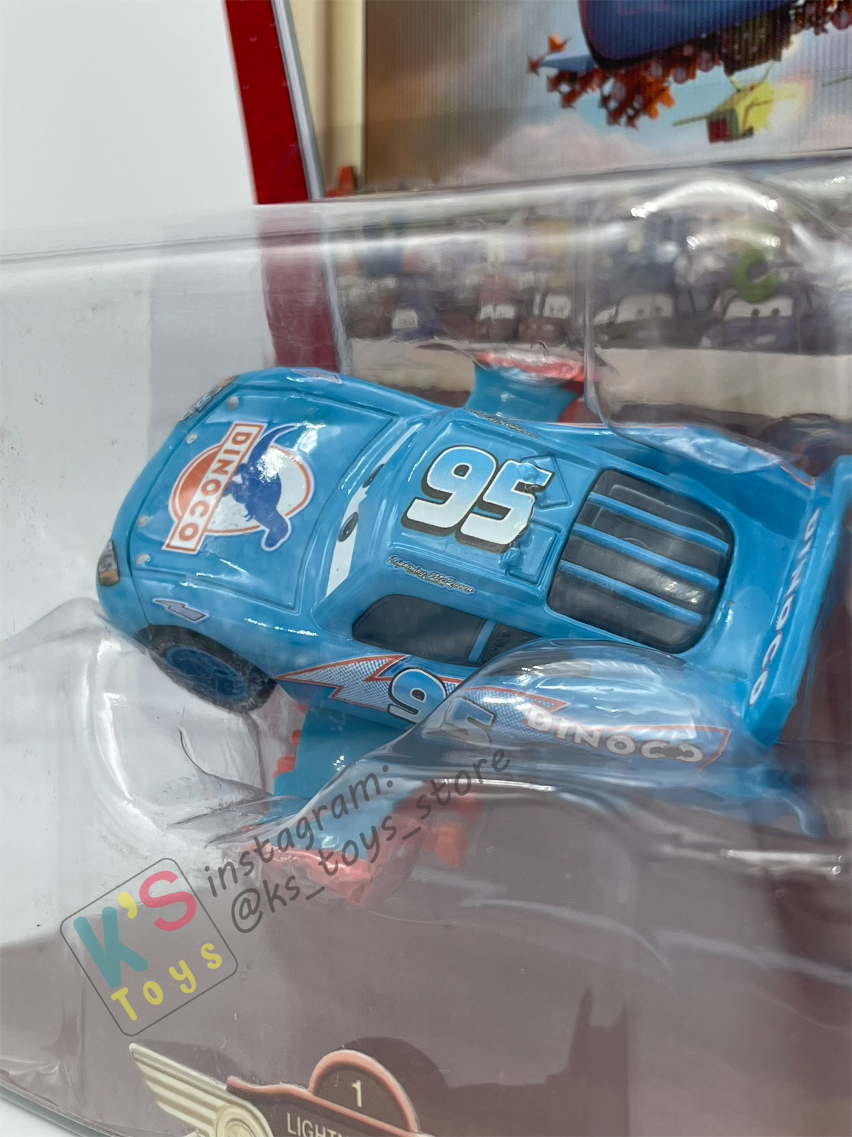 DELUXE DISNEY PIXAR CARS BY MATTEL - LIGHTNING STORM MCQUEEN - BNIP