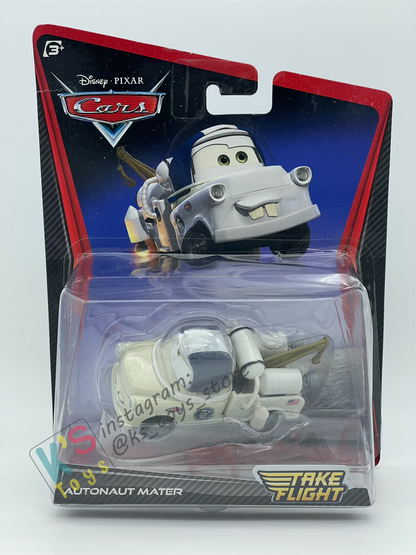 DELUXE DISNEY PIXAR CARS BY MATTEL - AUTONAUT MATER - TAKE FLIGHT  SERIES - BNIP