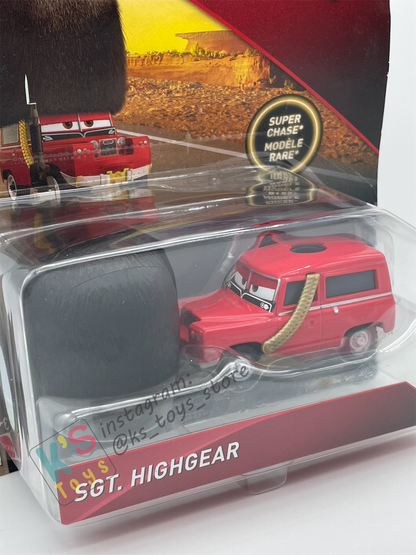 DELUXE DISNEY PIXAR CARS BY MATTEL - SGT HIGHGEAR - SCAVENGER HUNT SERIES - BNIP