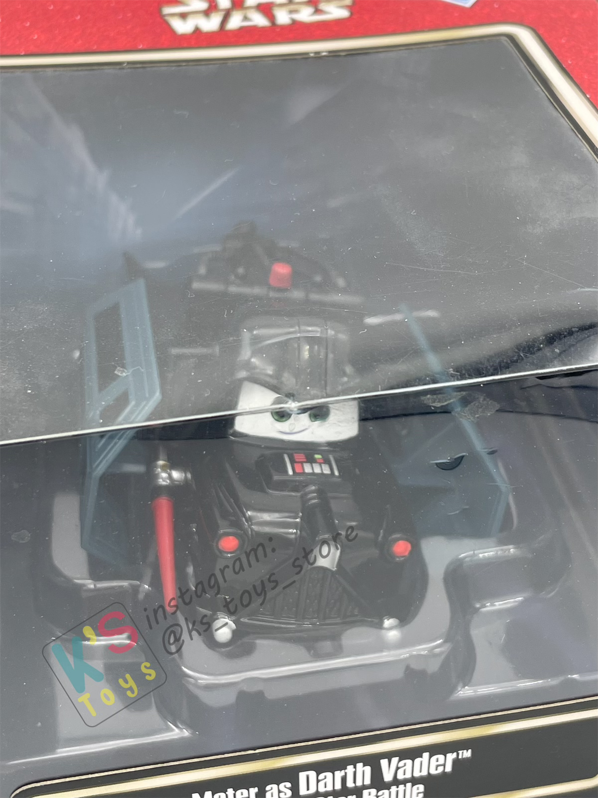 RARE DISNEY PIXAR CARS BY MATTEL EXCLUSIVE DISNEY PARKS "MATER AS DARTH VADER DEATH STAR BATTLE" - STAR WARS SERIES - BNIP