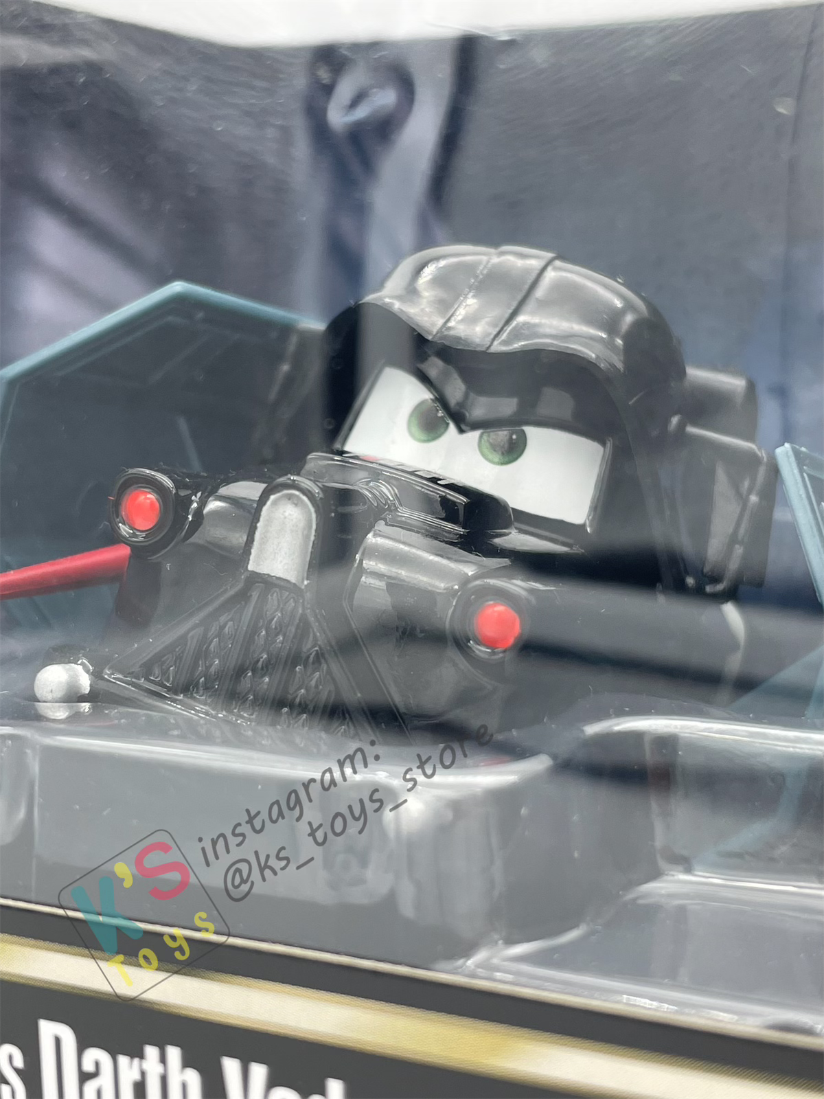 RARE DISNEY PIXAR CARS BY MATTEL EXCLUSIVE DISNEY PARKS "MATER AS DARTH VADER DEATH STAR BATTLE" - STAR WARS SERIES - BNIP