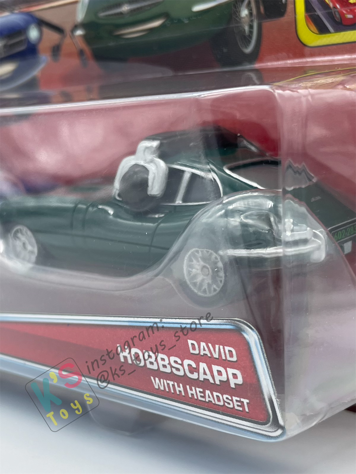 Disney Pixar Cars 1:55 2-Pack by Mattel, BRENT MUSTANGBURGER WITH HEADSET AND DAVID HOBBSCAPP WITH HEADSET - WGP CARS 2 - BNIP