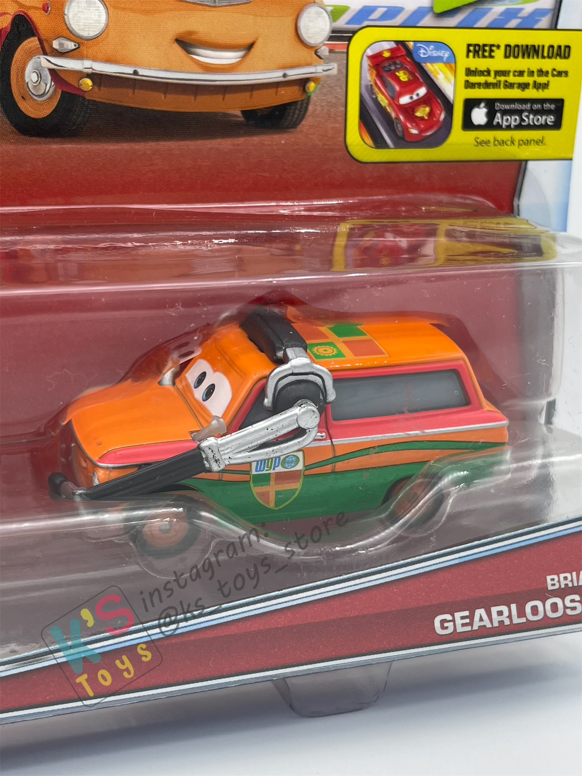 Disney Pixar Cars 1:55 2-Pack by Mattel, Rip Clutchgenski and Brian Gearlooski - WGP CARS 2 - BNIP