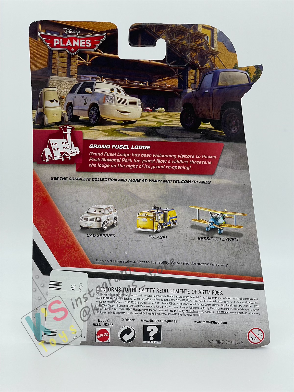 DELUXE DISNEY PLANES BY MATTEL - TED YALE - GRAND FUSEL LODGE - BNIP