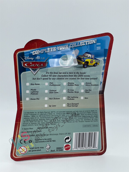 DISNEY PIXAR CARS BY MATTEL - RACE DAMAGED MOOD SPRING - FINAL LAP SERIES - BNIP