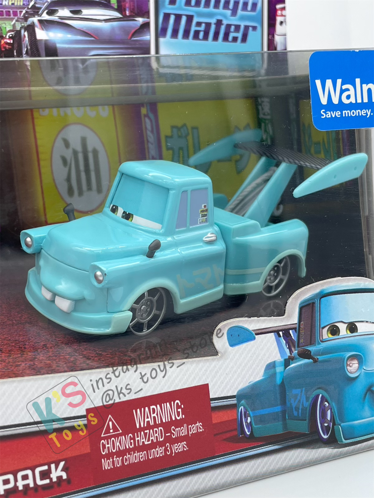 DISNEY PIXAR CARS BY MATTEL - TOKYO MATER 3 PACK - MANJI, TOKYO MATER AND TEKI - BNIB