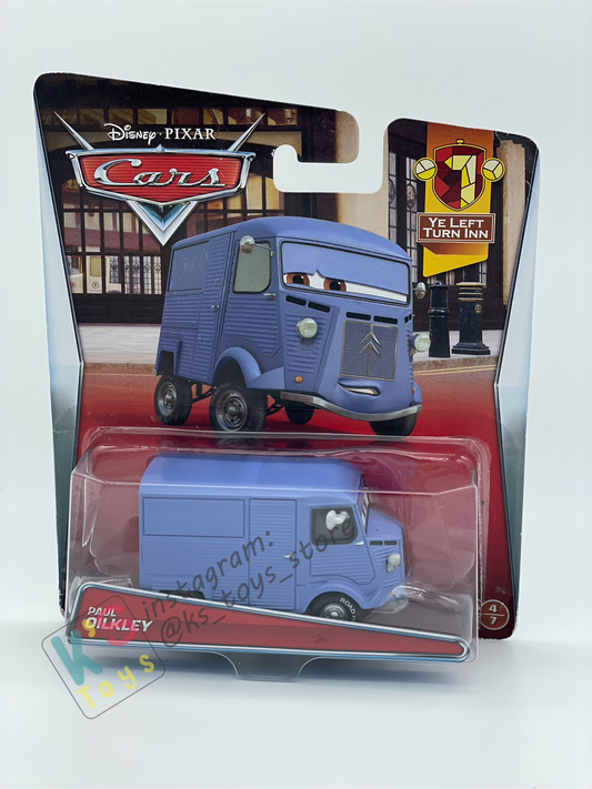 DISNEY PIXAR CARS BY MATTEL - PAUL OILKLEY - YE LEFT TURN IN - BNIP