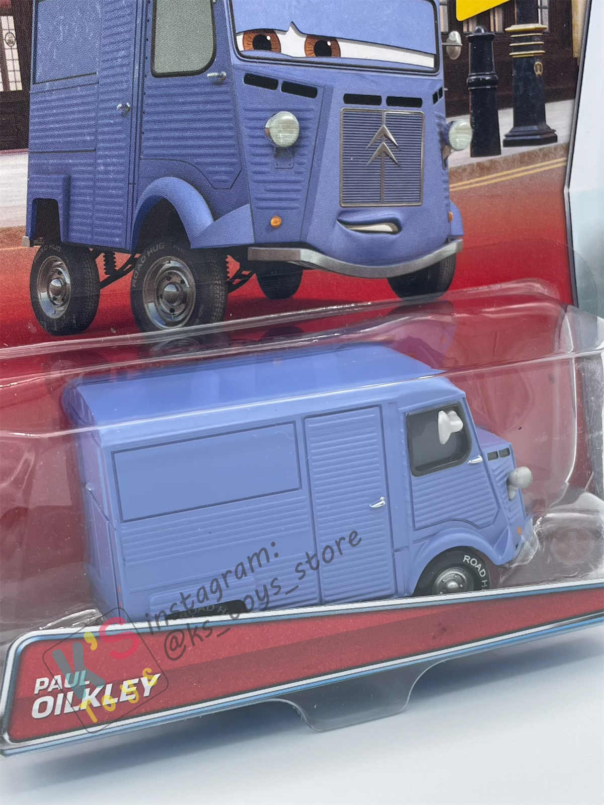 DISNEY PIXAR CARS BY MATTEL - PAUL OILKLEY - YE LEFT TURN IN - BNIP
