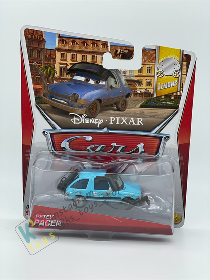DISNEY PIXAR CARS BY MATTEL 1:55, PETEY PACER -LEMONS SERIES - BNIP