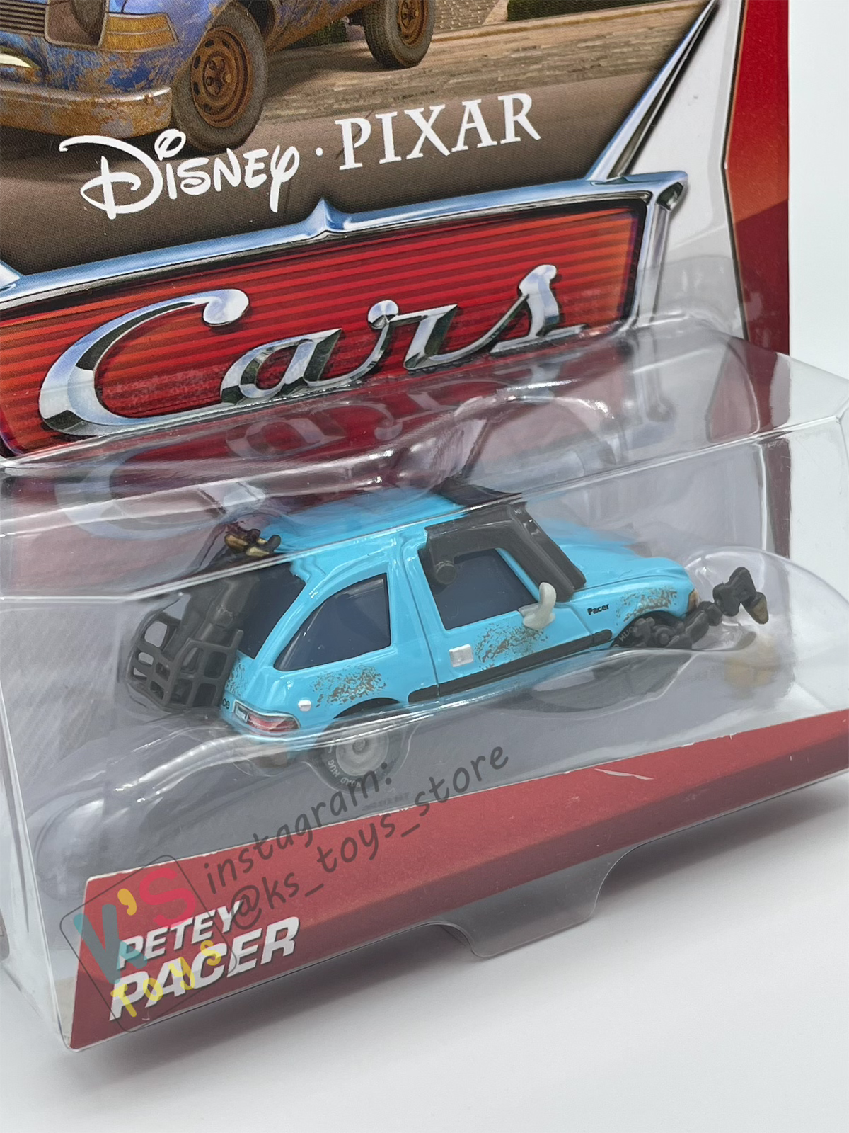DISNEY PIXAR CARS BY MATTEL 1:55, PETEY PACER -LEMONS SERIES - BNIP