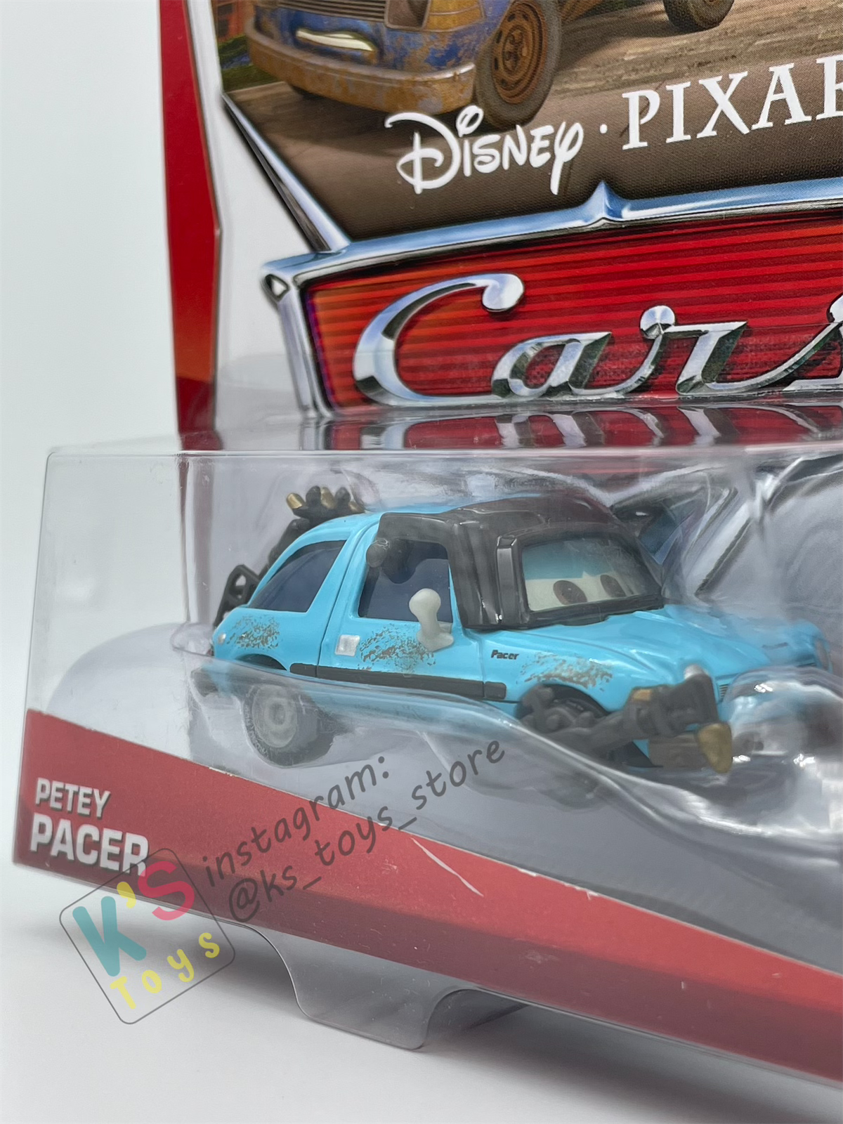 DISNEY PIXAR CARS BY MATTEL 1:55, PETEY PACER -LEMONS SERIES - BNIP