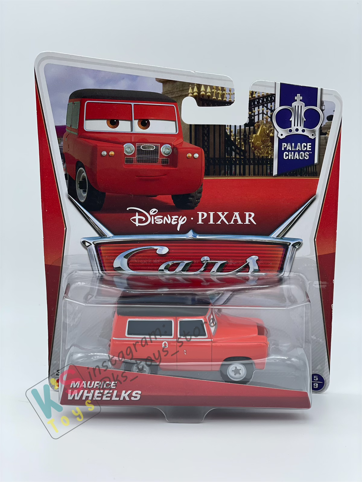 DISNEY PIXAR CARS BY MATTEL - MAURICE WHEELKS - PALACE CHAOS - BNIP