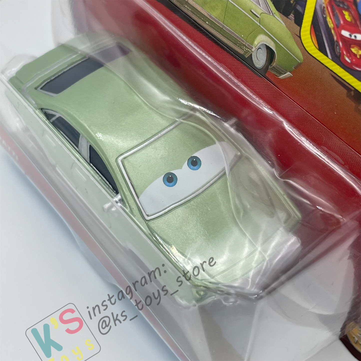 DISNEY PIXAR CARS BY MATTEL - PATTI (VARIANT) - LA SPEEDWAY - BNIP