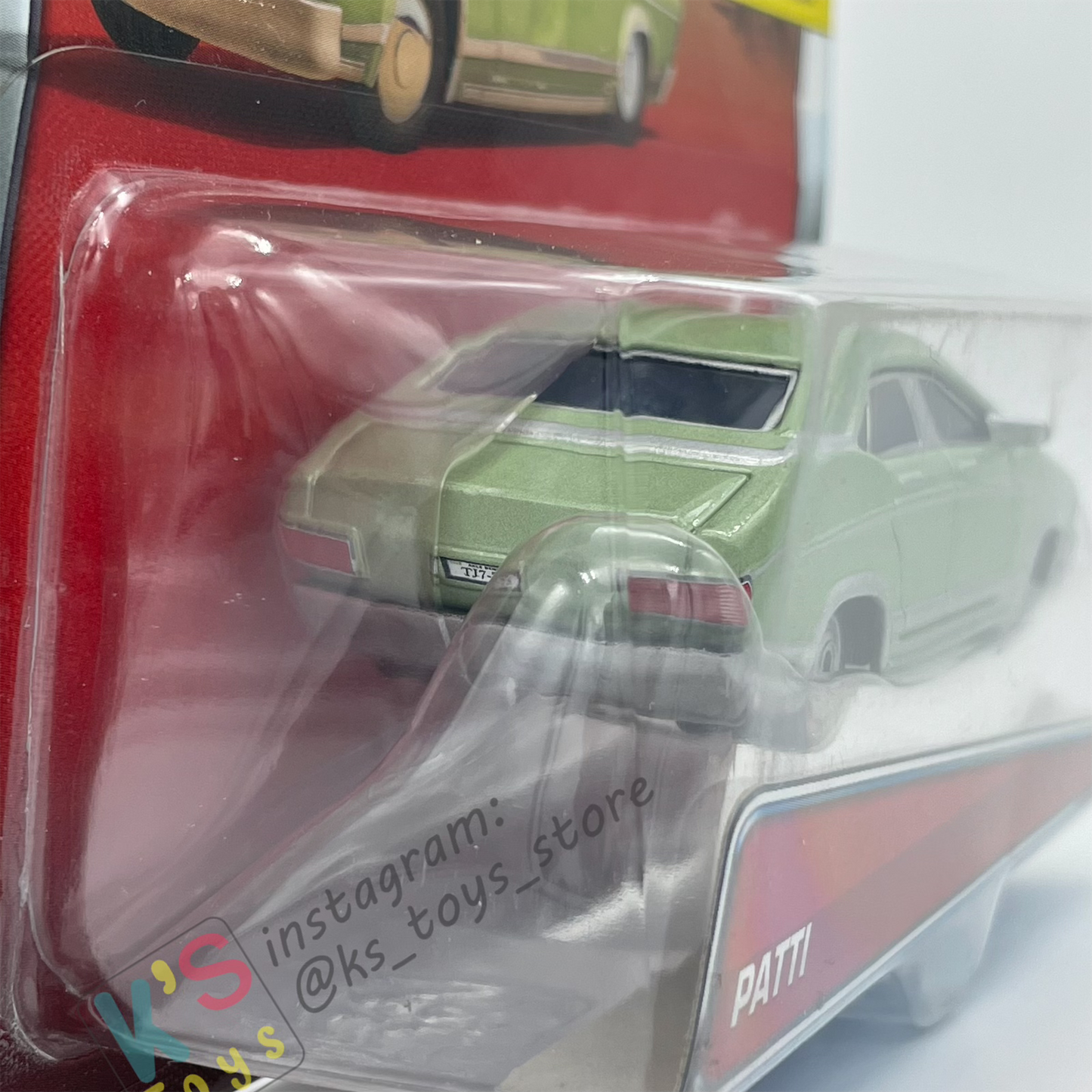 DISNEY PIXAR CARS BY MATTEL - PATTI (VARIANT) - LA SPEEDWAY - BNIP