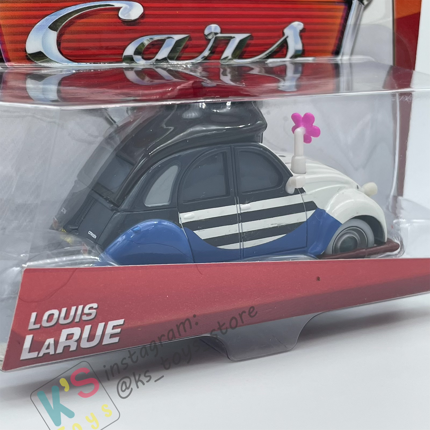 DISNEY PIXAR CARS BY MATTEL, LOUIS LARUE - CARS 2 - PARIS SERIES - BNIP