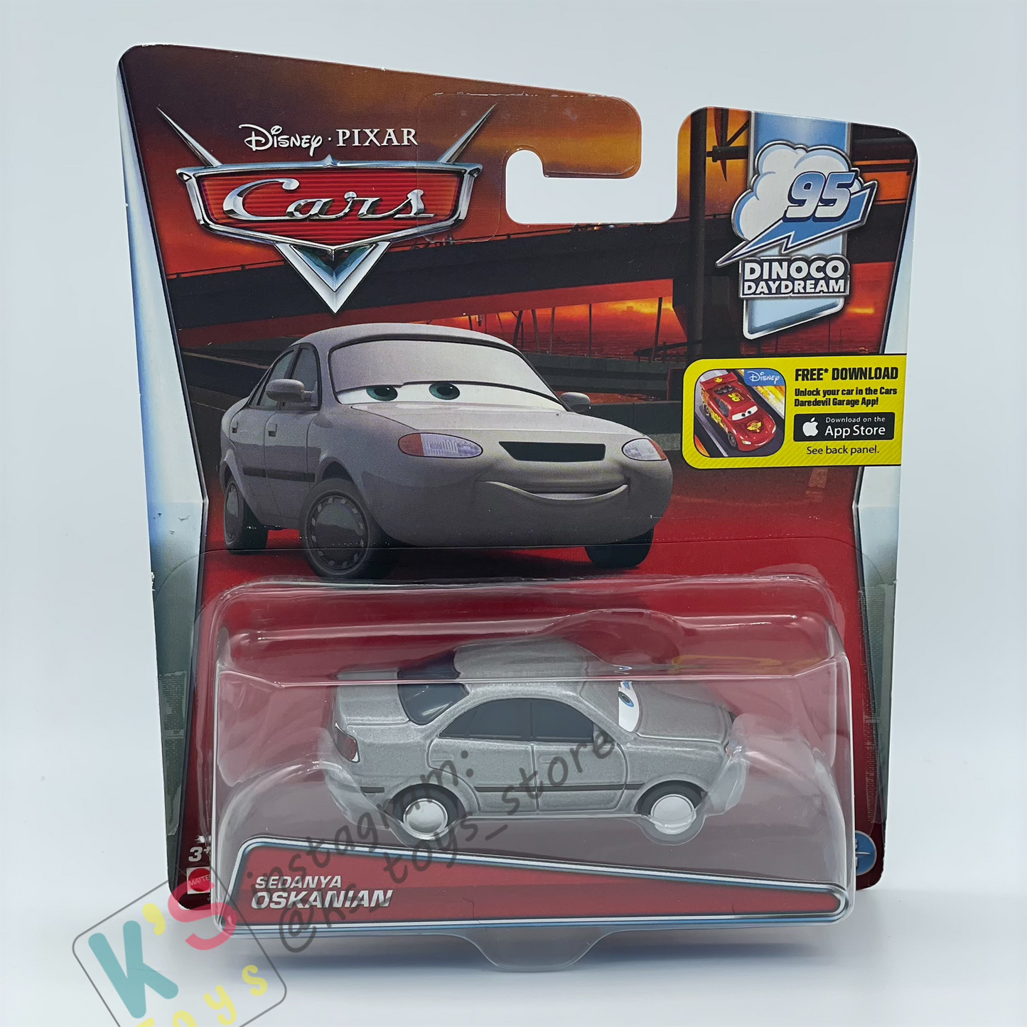 DISNEY PIXAR CARS BY MATTEL - SEDANYA OSKANIAN - DINOCO DAYDREAM - BNIP