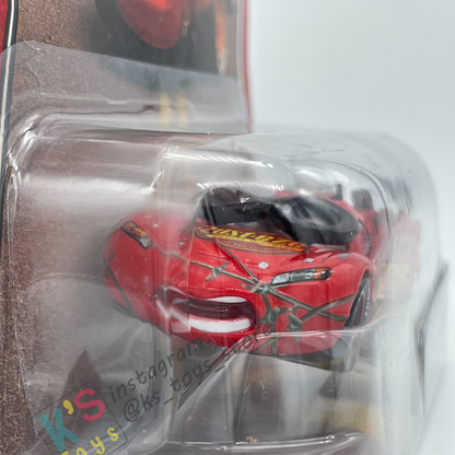 DISNEY PIXAR CARS BY MATTEL - SPIN OUT LIGHTNING MCQUEEN - THE WORLD OF CARS SERIES - BNIP