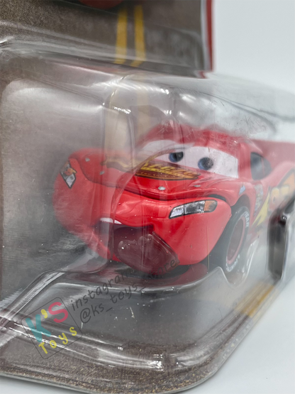 DISNEY PIXAR CARS BY MATTEL - TONGUE LIGHTNING MCQUEEN - THE WORLD OF CARS SERIES - BNIP