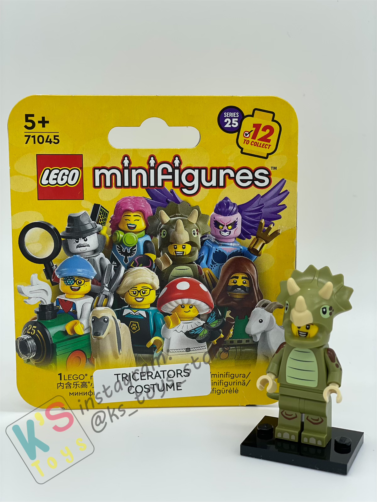 Triceratops Costume - Lego Minfigures - Series 25