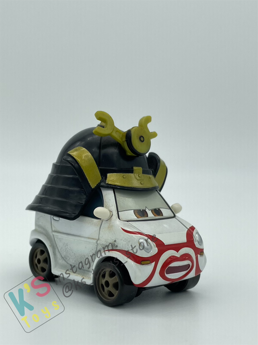 PRE-OWNED / LOOSE DISNEY PIXAR CARS - "TAKESHI" - CARS 2 SUPER CHASE SERIES - DISPLAYED CONDITION