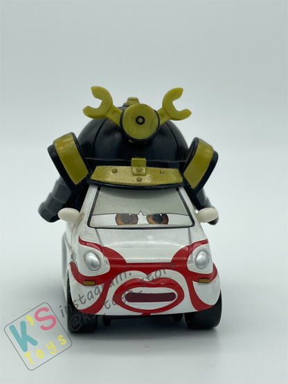 PRE-OWNED / LOOSE DISNEY PIXAR CARS - "TAKESHI" - CARS 2 SUPER CHASE SERIES - DISPLAYED CONDITION