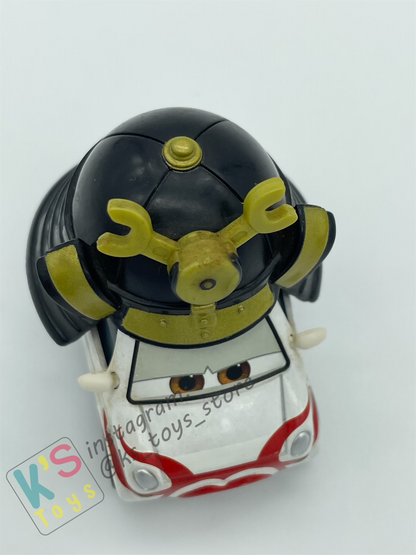 PRE-OWNED / LOOSE DISNEY PIXAR CARS - "TAKESHI" - CARS 2 SUPER CHASE SERIES - DISPLAYED CONDITION