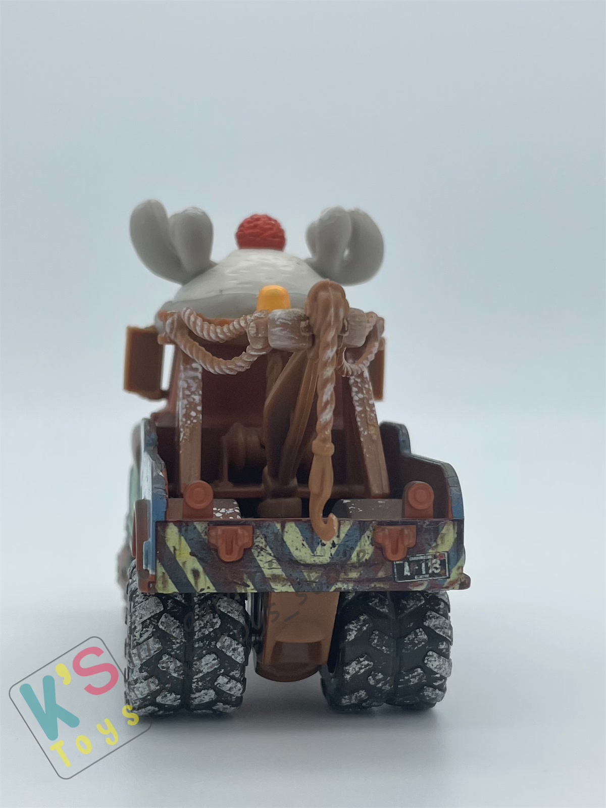 PRE-OWNED / LOOSE DISNEY PIXAR CARS - "REINDEER MATER" - MATER SAVES CHRISTMAS SERIES - DISPLAYED CONDITION