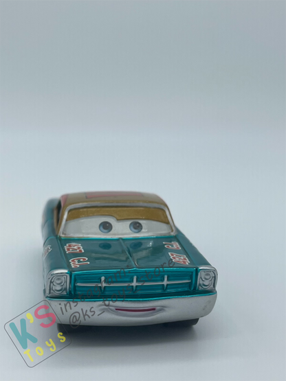 PRE-OWNED / LOOSE DISNEY PIXAR CARS - "METALLIC MARIO ANDRETTI" - SCAVENGER HUNT SERIES - MINT CONDITION