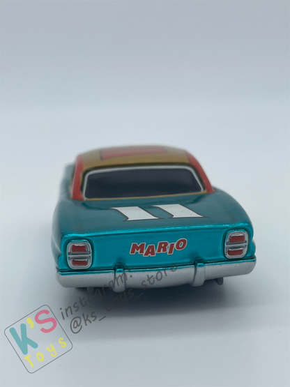 PRE-OWNED / LOOSE DISNEY PIXAR CARS - "METALLIC MARIO ANDRETTI" - SCAVENGER HUNT SERIES - MINT CONDITION