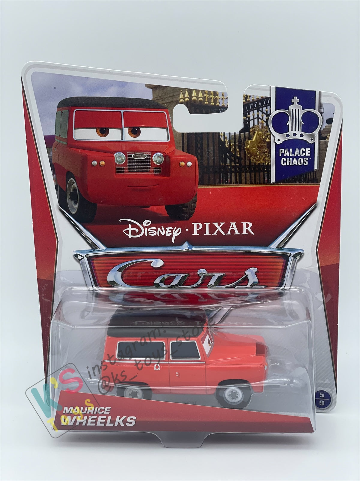 DISNEY PIXAR CARS BY MATTEL - MAURICE WHEELKS - PALACE CHAOS - BNIP