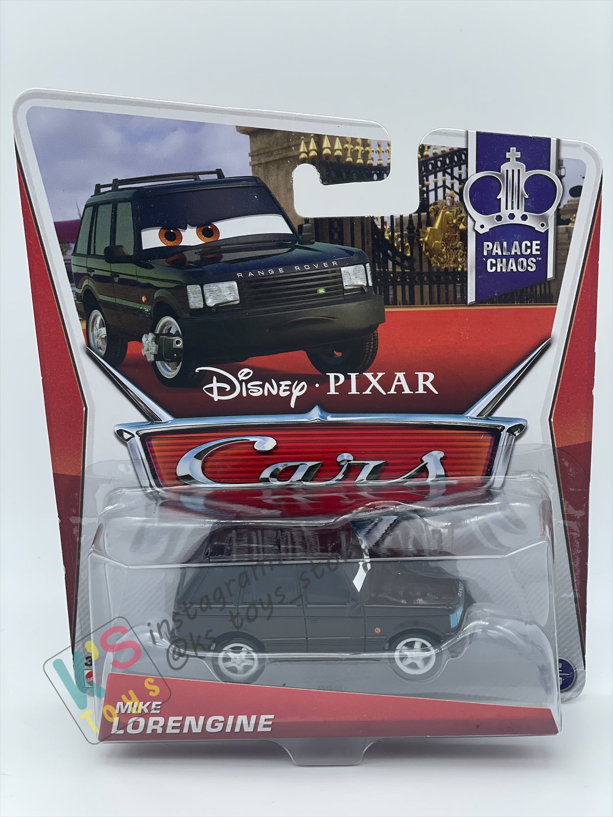 DISNEY PIXAR CARS BY MATTEL 1:55, MIKE LORENGINE - PALACE CHAOS SERIES - BNIP