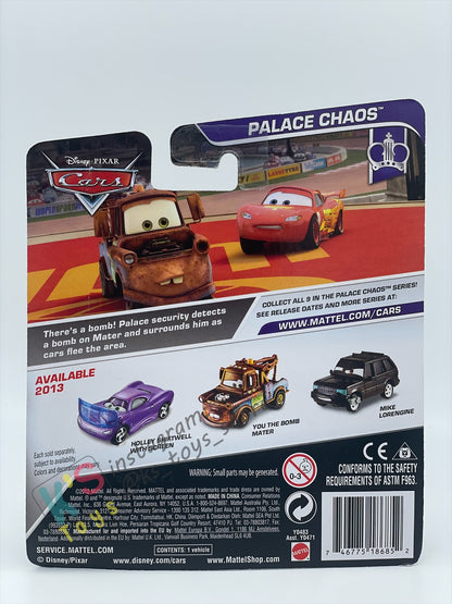DISNEY PIXAR CARS BY MATTEL 1:55, MIKE LORENGINE - PALACE CHAOS SERIES - BNIP