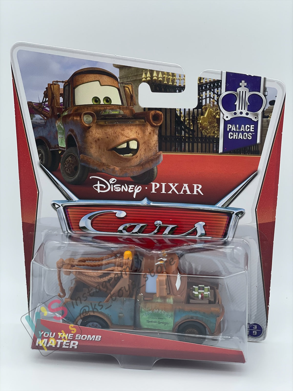 DISNEY PIXAR CARS BY MATTEL - "MATER YOU THE BOMB" PALACE CHAOS SERIES - BNIP