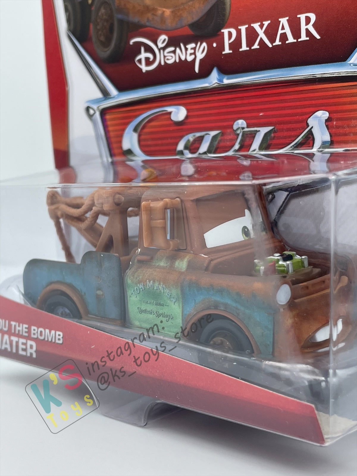 DISNEY PIXAR CARS BY MATTEL - "MATER YOU THE BOMB" PALACE CHAOS SERIES - BNIP