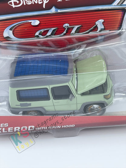 DISNEY PIXAR CARS BY MATTEL - "MILES AXELROD WITH OPEN HOOD" PALACE CHAOS SERIES - BNIP