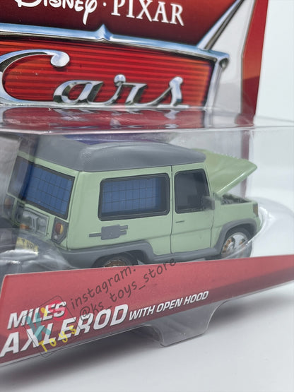 DISNEY PIXAR CARS BY MATTEL - "MILES AXELROD WITH OPEN HOOD" PALACE CHAOS SERIES - BNIP