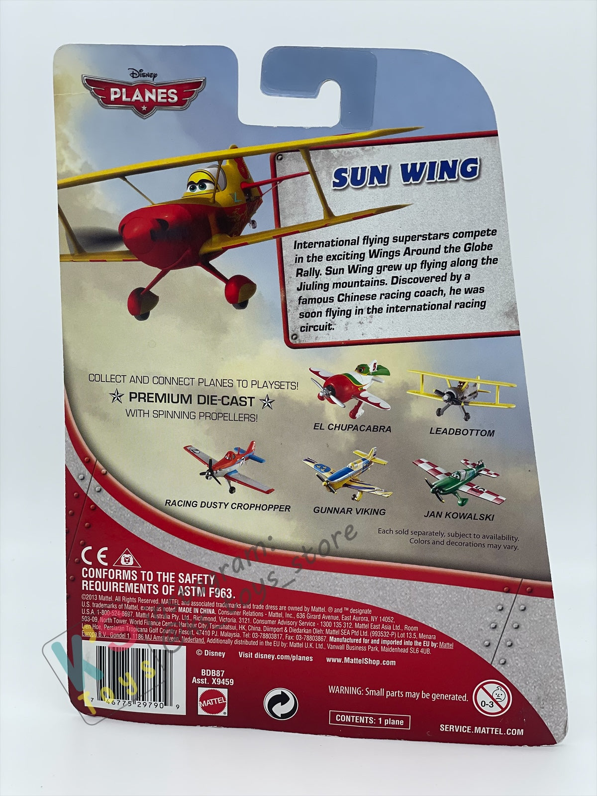 DISNEY PLANES BY MATTEL - SUN WING  - BNIP