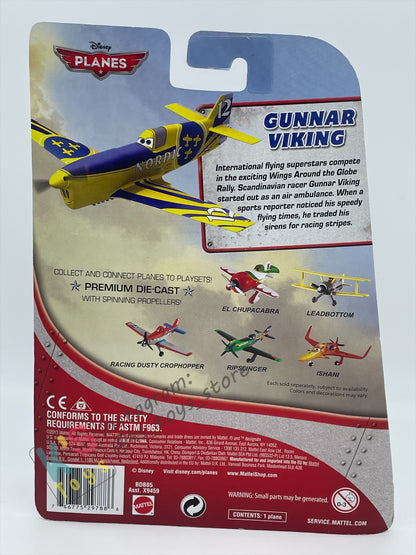 DISNEY PLANES BY MATTEL - GUNNAR VIKING  - BNIP