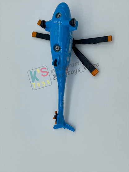 PRE-OWNED / LOOSE DISNEY PIXAR CARS BY MATTEL - "DINOCO HELICOPTER ROTOR TURBOSKY" - CARS SERIES - NEAR MINT CONDITION - READ DESCRIPTION!!!!!!!!!!!