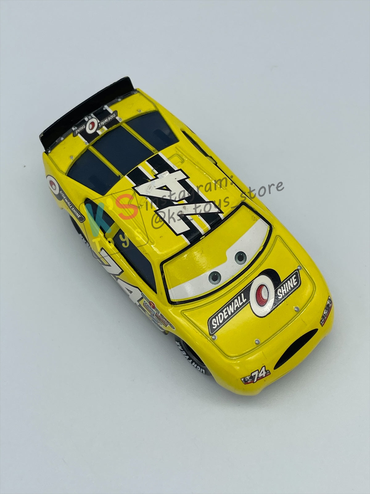 PRE-OWNED / LOOSE DISNEY PIXAR CARS BY MATTEL - "SIDEWALL SHINE (#74) - SLIDER PETROLSKI" - CARS SERIES - NEAR MINT CONDITION - READ DESCRIPTION!!!!!!!!!!!